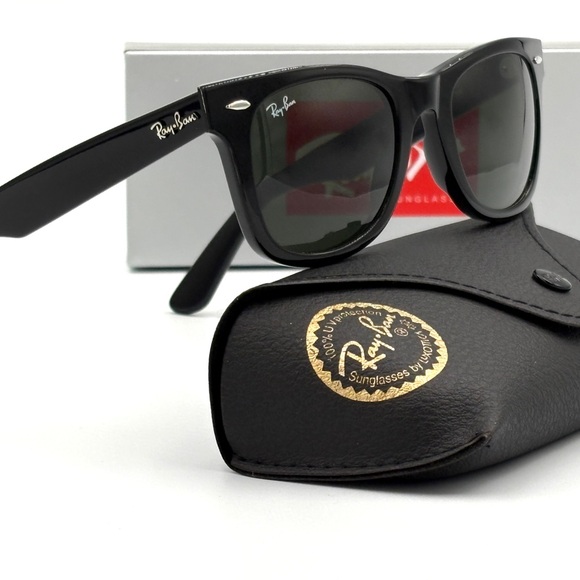 Ray-Ban Accessories - Ray-Ban Black Wayfarer Classic Sunglasses Original Style RB2140 901 50-22 325